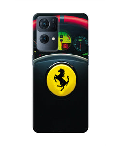 Ferrari Steeriing Wheel Oppo Reno7 Pro 5G Real 4D Back Cover