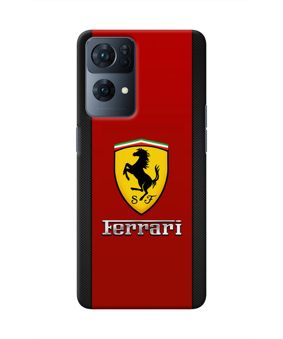 Ferrari Abstract Oppo Reno7 Pro 5G Real 4D Back Cover