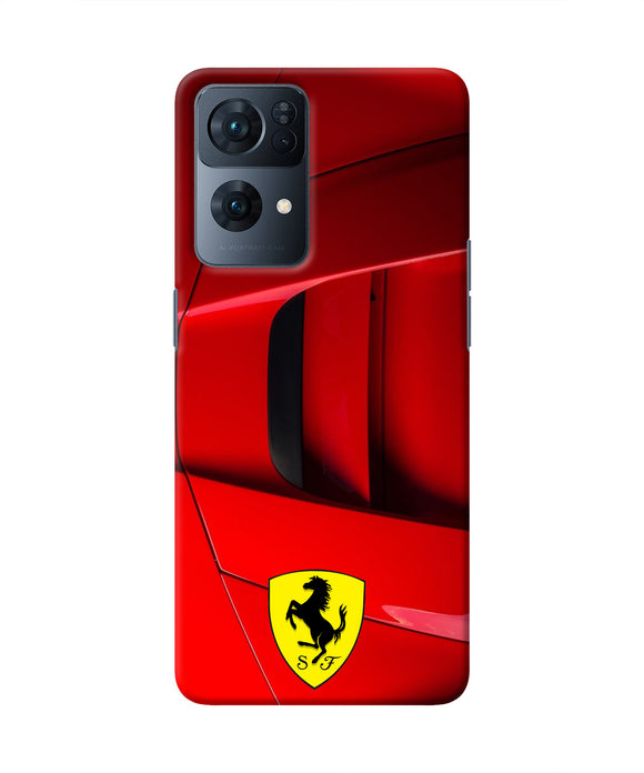 Ferrari Car Oppo Reno7 Pro 5G Real 4D Back Cover