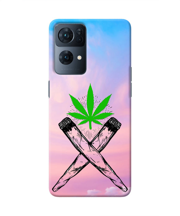 Weed Dreamy Oppo Reno7 Pro 5G Real 4D Back Cover