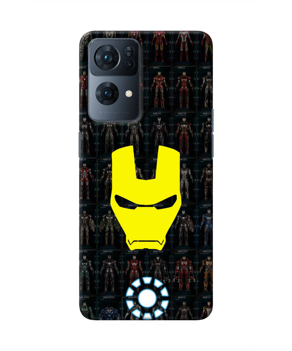 Iron Man Suit Oppo Reno7 Pro 5G Real 4D Back Cover