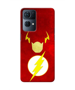 Flash Character Oppo Reno7 Pro 5G Real 4D Back Cover