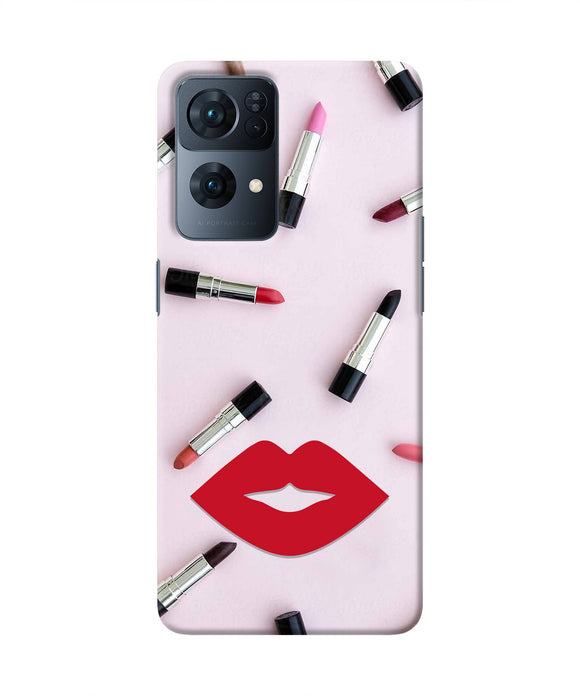 Lips Lipstick Shades Oppo Reno7 Pro 5G Real 4D Back Cover