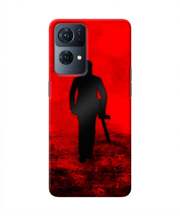 Rocky Bhai with Gun Oppo Reno7 Pro 5G Real 4D Back Cover