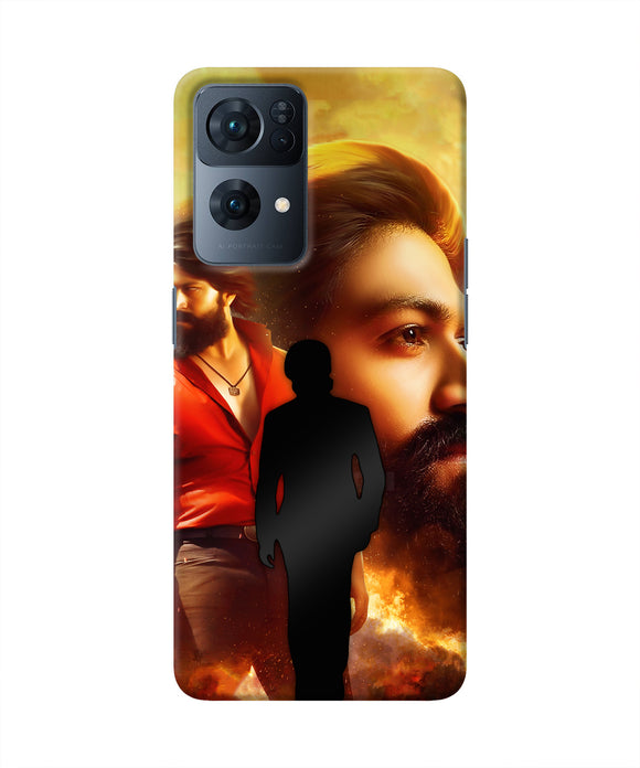 Rocky Bhai Walk Oppo Reno7 Pro 5G Real 4D Back Cover