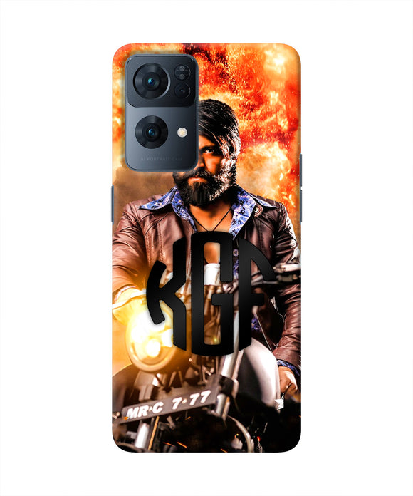 Rocky Bhai on Bike Oppo Reno7 Pro 5G Real 4D Back Cover