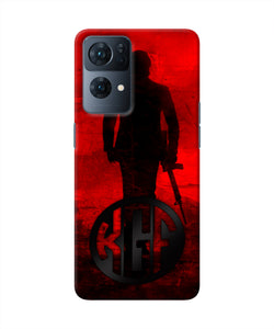 Rocky Bhai K G F Chapter 2 Logo Oppo Reno7 Pro 5G Real 4D Back Cover