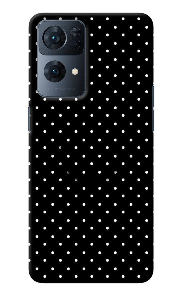 White Dots Oppo Reno7 Pro 5G Pop Case