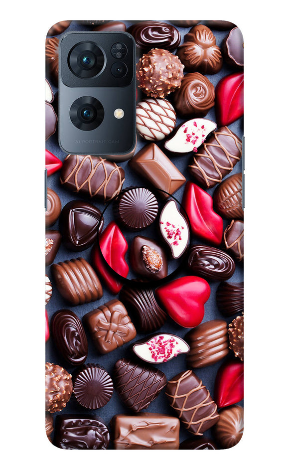 Chocolates Oppo Reno7 Pro 5G Pop Case