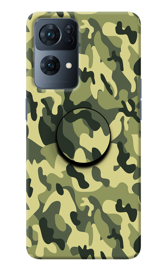 Camouflage Oppo Reno7 Pro 5G Pop Case