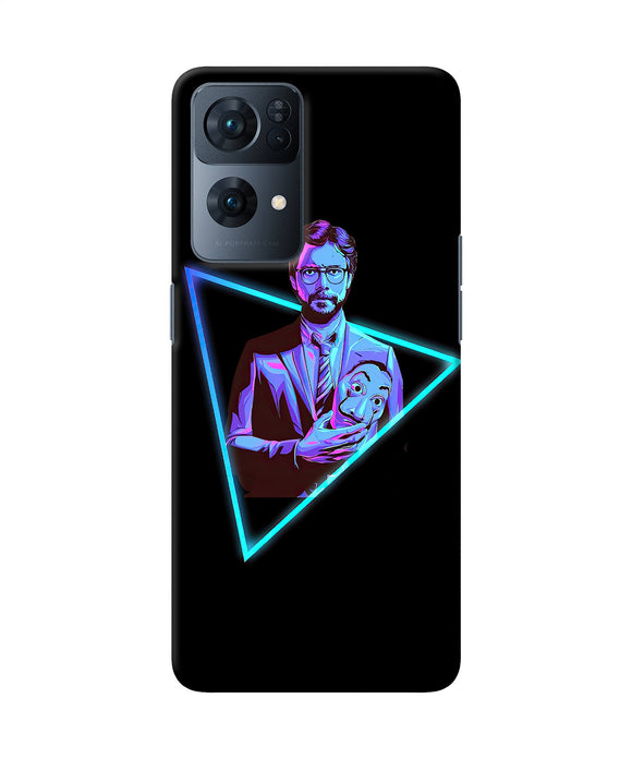 Money Heist Professor In Pub Oppo Reno7 Pro 5G Back Cover