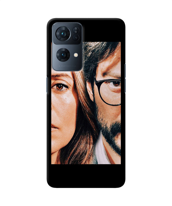 Money Heist Professor With Rachel Oppo Reno7 Pro 5G Back Cover