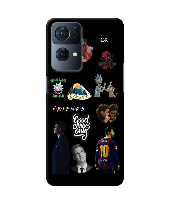 Positive Characters Oppo Reno7 Pro 5G Back Cover