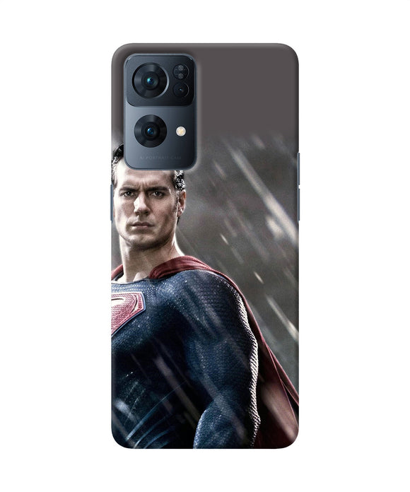 Superman man of steel Oppo Reno7 Pro 5G Back Cover