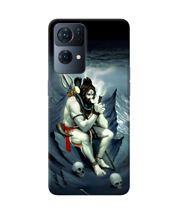 Lord shiva chillum Oppo Reno7 Pro 5G Back Cover