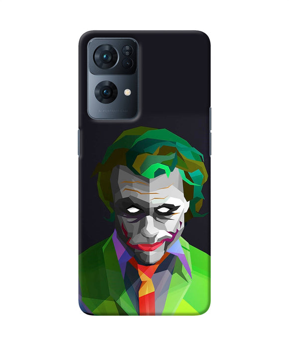 Abstract dark knight joker Oppo Reno7 Pro 5G Back Cover