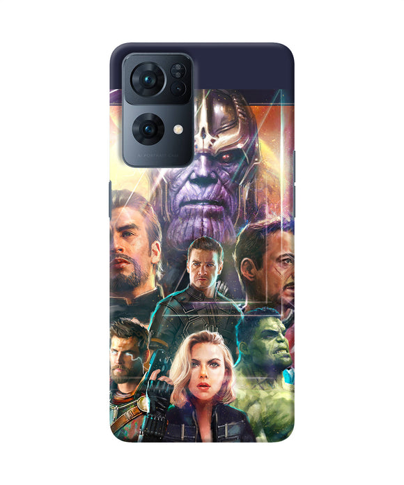 Avengers poster Oppo Reno7 Pro 5G Back Cover