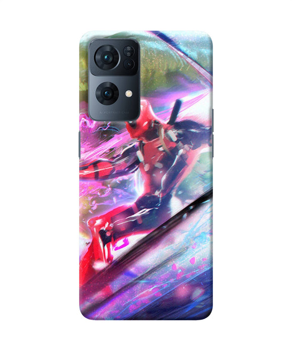 Deadpool super hero Oppo Reno7 Pro 5G Back Cover