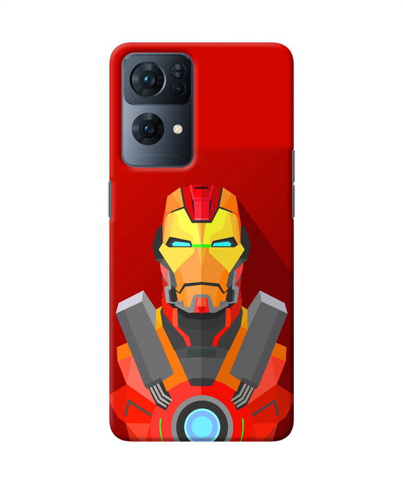 Ironman print Oppo Reno7 Pro 5G Back Cover