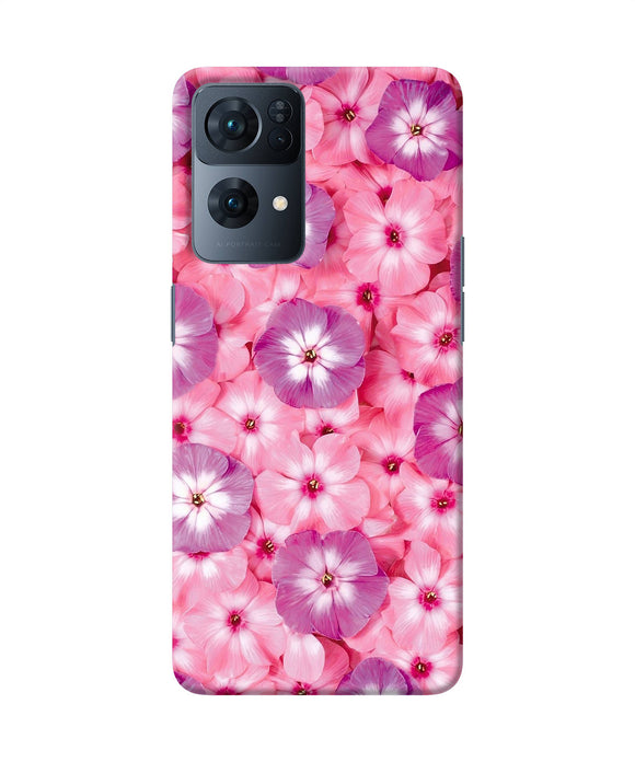 Natural pink flower Oppo Reno7 Pro 5G Back Cover