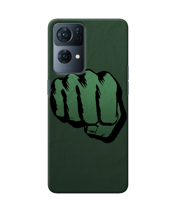 Hulk smash logo Oppo Reno7 Pro 5G Back Cover