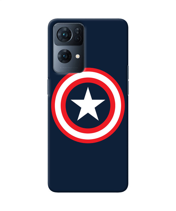 Captain america logo Oppo Reno7 Pro 5G Back Cover