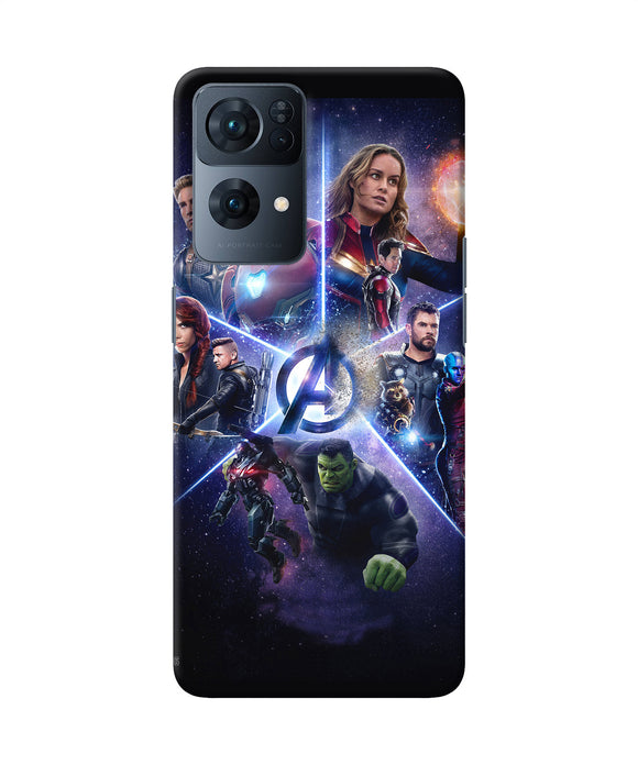 Avengers super hero poster Oppo Reno7 Pro 5G Back Cover