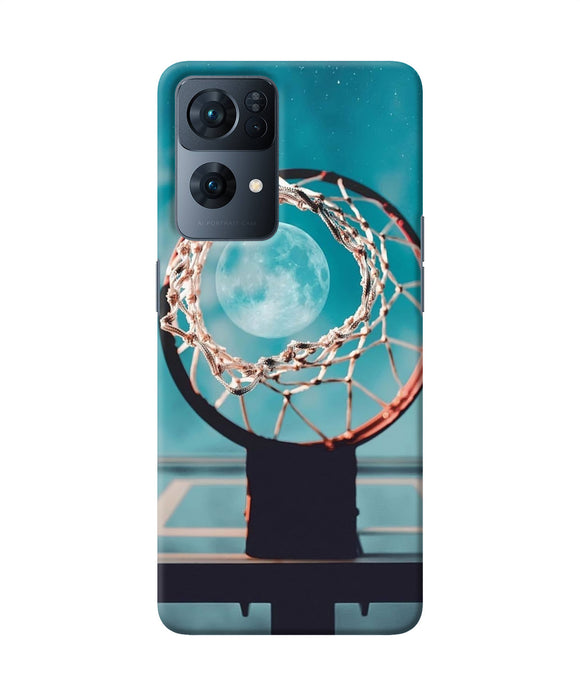 Basket ball moon Oppo Reno7 Pro 5G Back Cover