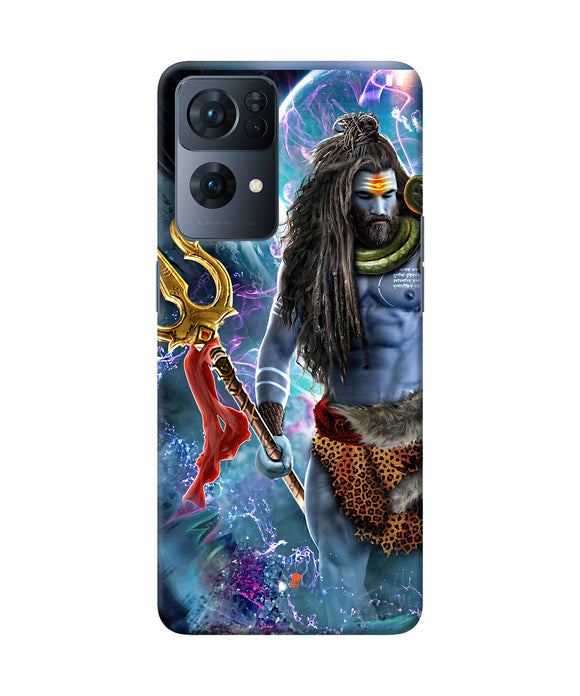 Lord shiva universe Oppo Reno7 Pro 5G Back Cover