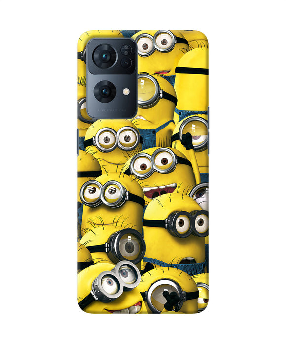 Minions crowd Oppo Reno7 Pro 5G Back Cover