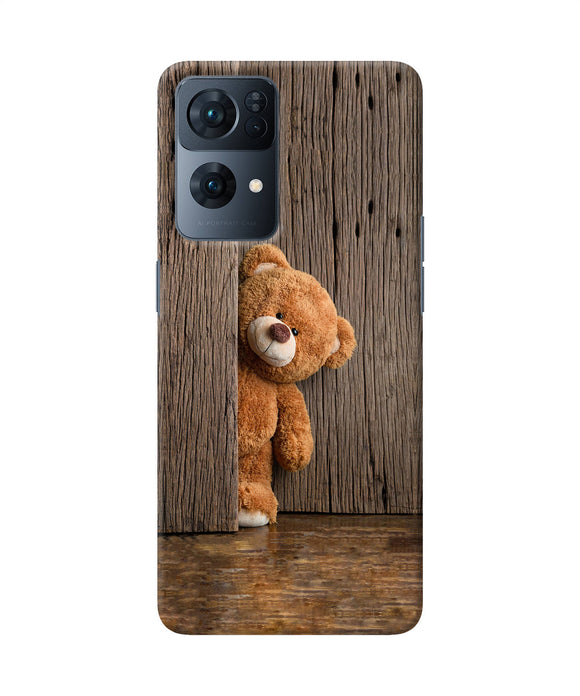 Teddy wooden Oppo Reno7 Pro 5G Back Cover