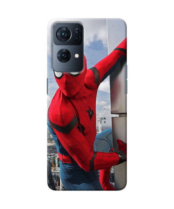 Spiderman on the wall Oppo Reno7 Pro 5G Back Cover