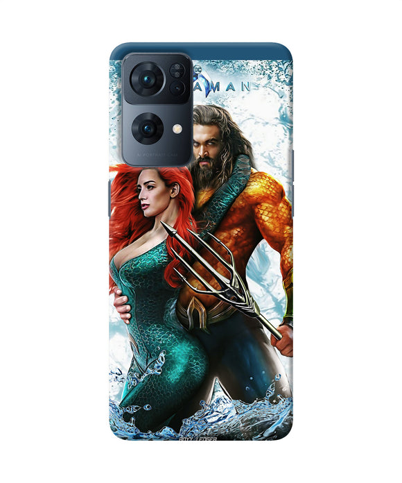 Aquaman couple water Oppo Reno7 Pro 5G Back Cover