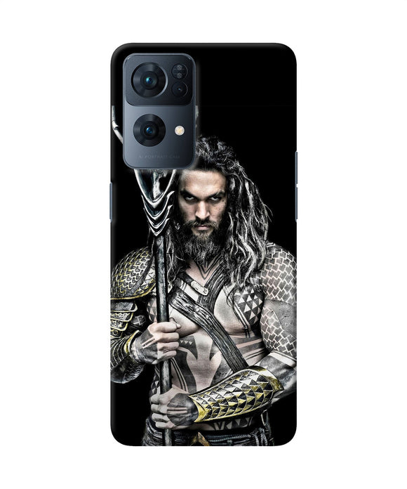 Aquaman trident black Oppo Reno7 Pro 5G Back Cover