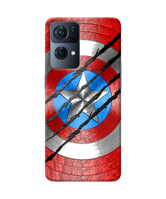 Scratch on shield Oppo Reno7 Pro 5G Back Cover