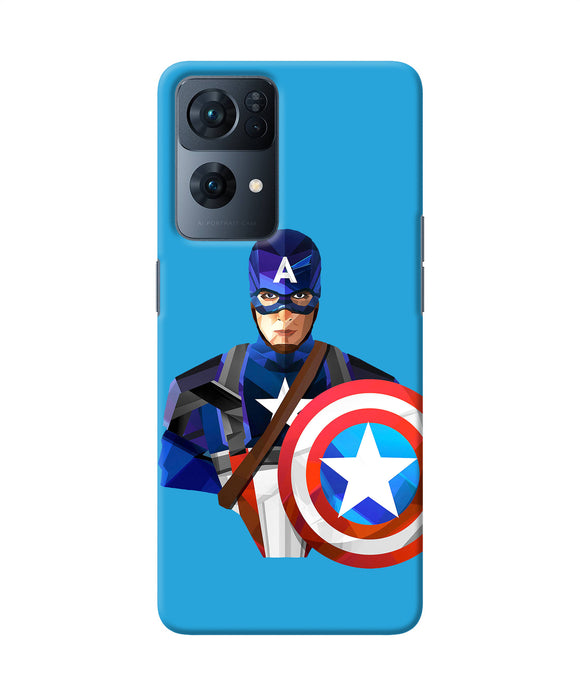 Captain america character Oppo Reno7 Pro 5G Back Cover