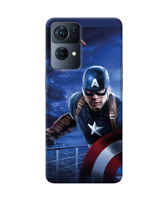Captain with ironman Oppo Reno7 Pro 5G Back Cover