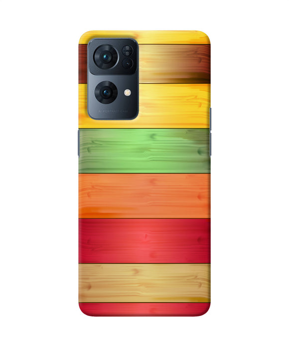 Wooden colors Oppo Reno7 Pro 5G Back Cover