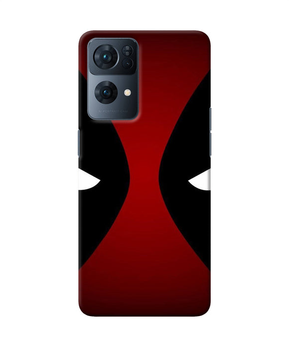 Deadpool eyes Oppo Reno7 Pro 5G Back Cover