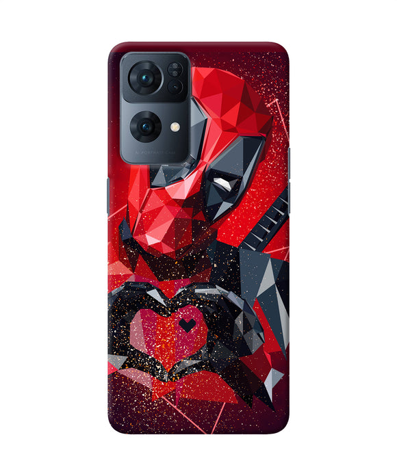 Deadpool love Oppo Reno7 Pro 5G Back Cover