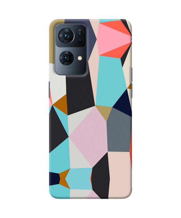 Abstract colorful shapes Oppo Reno7 Pro 5G Back Cover