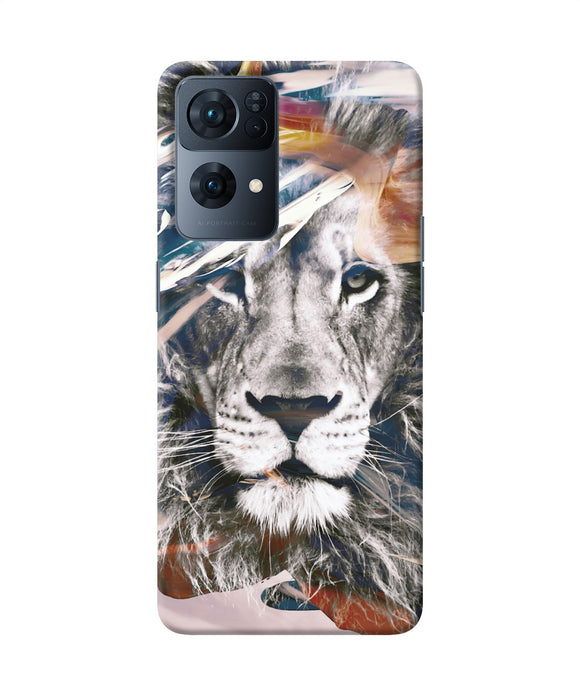 Lion poster Oppo Reno7 Pro 5G Back Cover
