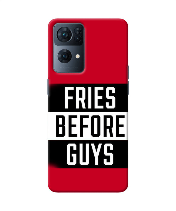 Fries before guys quote Oppo Reno7 Pro 5G Back Cover