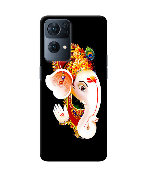 Lord ganesh face Oppo Reno7 Pro 5G Back Cover