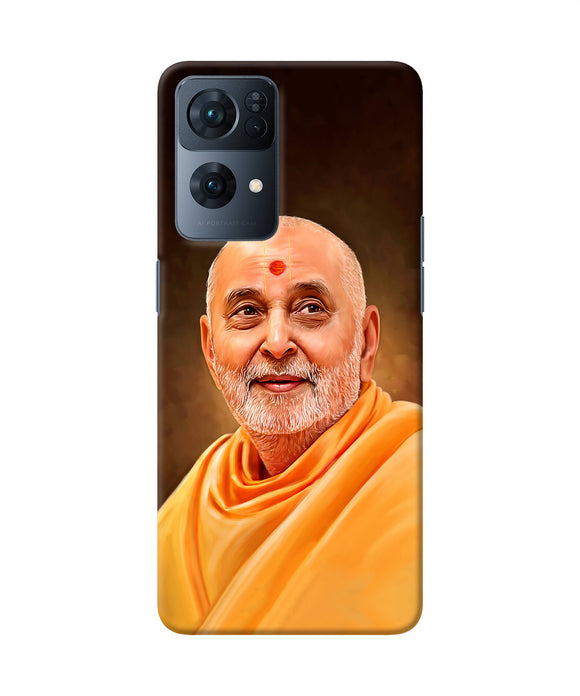 Pramukh swami painting Oppo Reno7 Pro 5G Back Cover