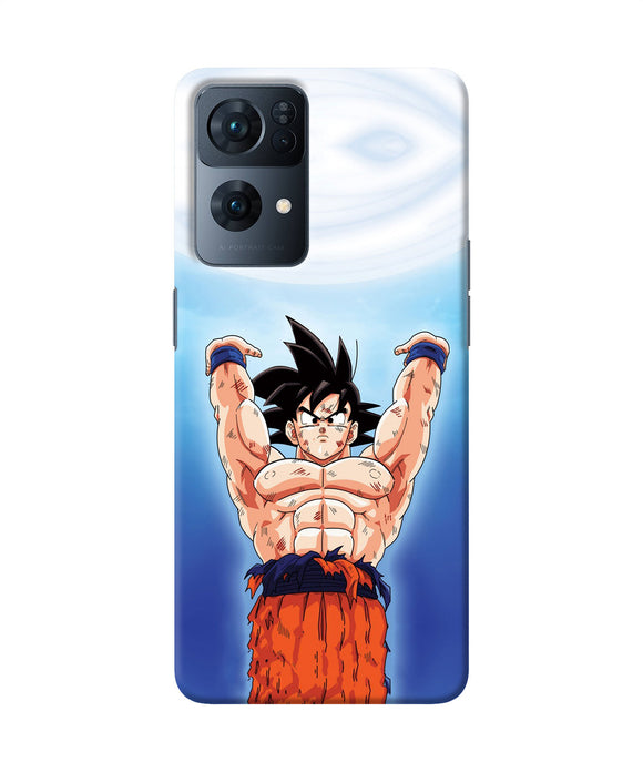 Goku super saiyan power Oppo Reno7 Pro 5G Back Cover