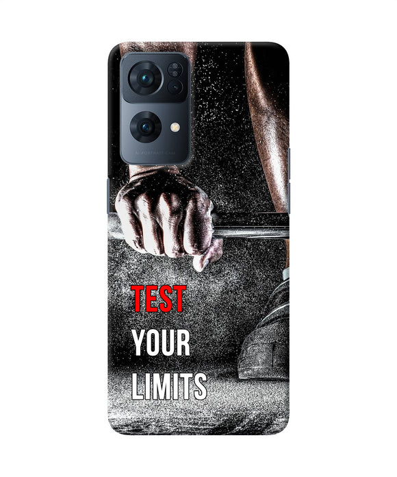Test your limit quote Oppo Reno7 Pro 5G Back Cover