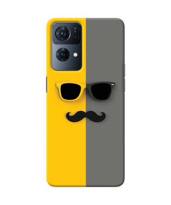 Mustache glass Oppo Reno7 Pro 5G Back Cover
