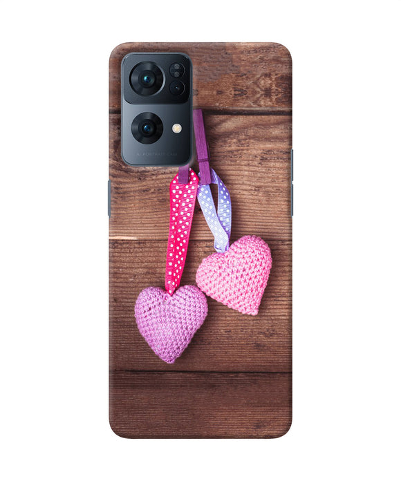 Two gift hearts Oppo Reno7 Pro 5G Back Cover