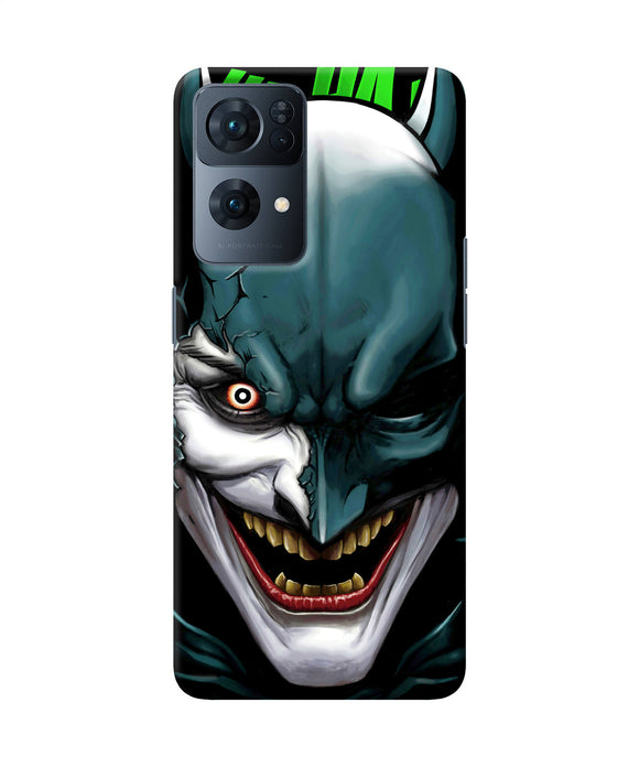 Batman joker smile Oppo Reno7 Pro 5G Back Cover